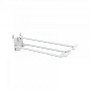картинка Крючок двойной в картон с держателем под ценник длина 250 мм DOUBLE HOOK-PH-CR–250 EPG